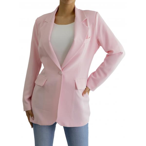 Blazer over con bottone "Lory"